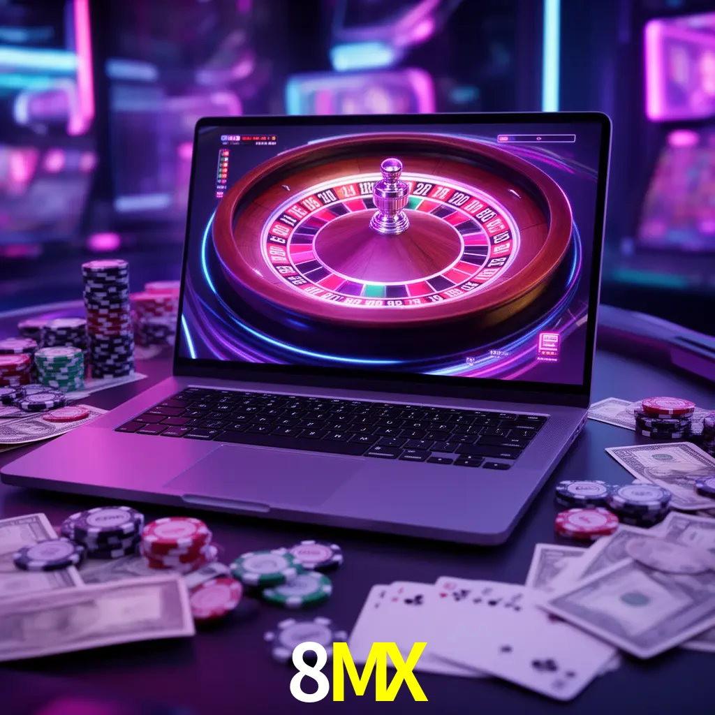 Centro móvil 8MX con casino, cajero, bonos, app y acceso de cuenta para México