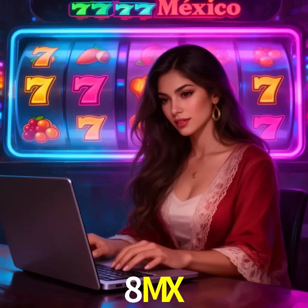 8MX Slots - tragamonedas, RTP y control Tragamonedas 8MX con símbolos, saldo móvil y reglas de apuesta visibles